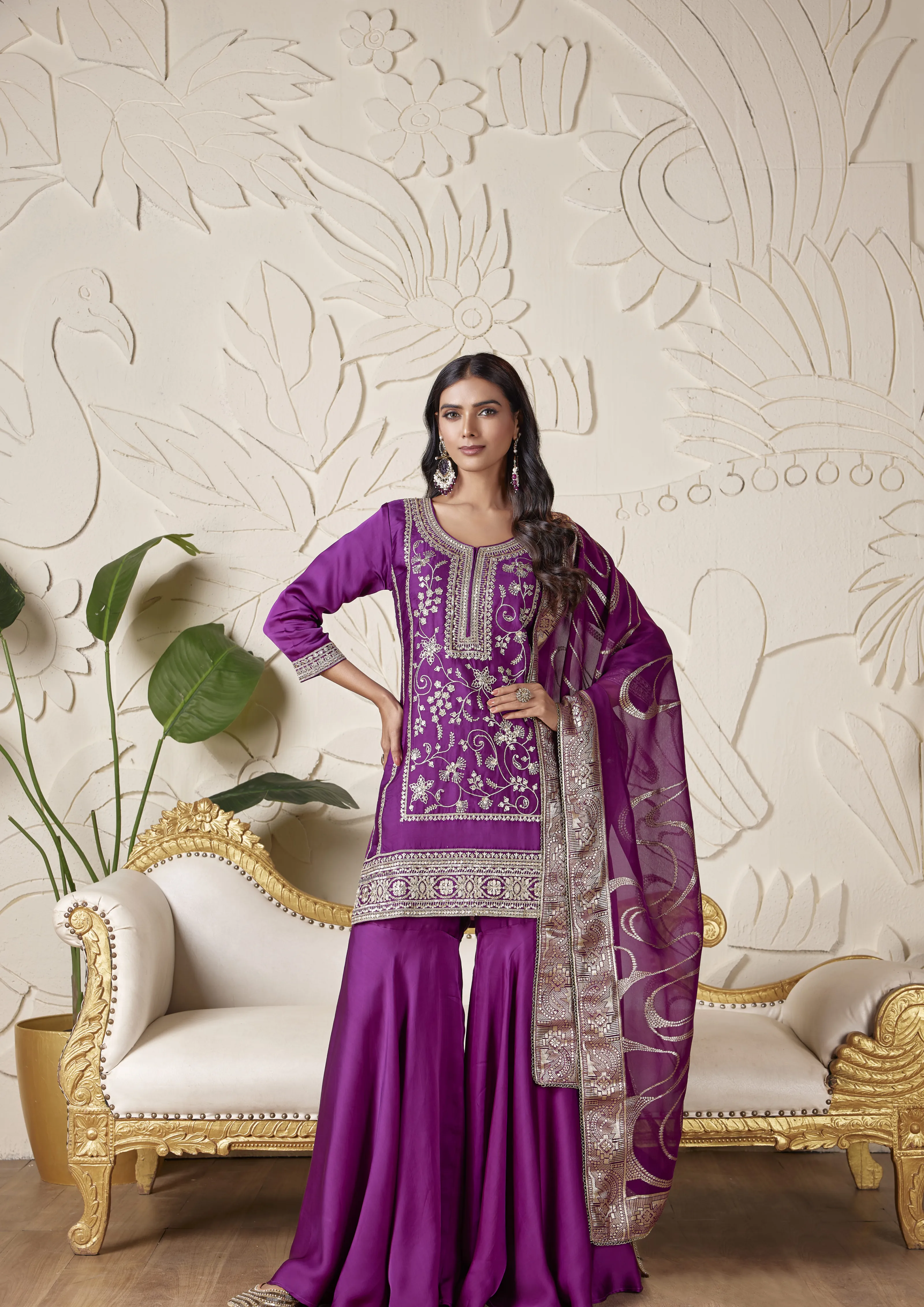 Shararas collection at Shrungar Fashions